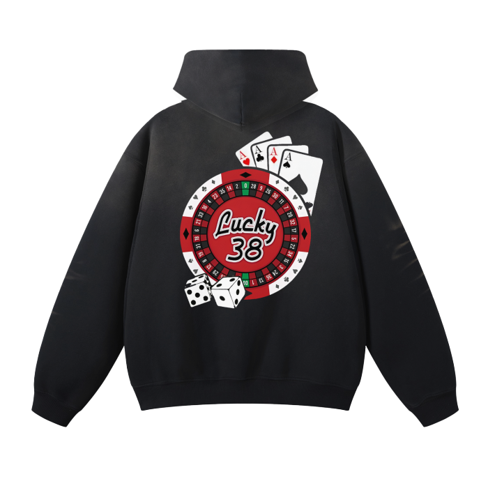 Lucky 38 - Heavyweight Hoodie (Premium Collection)