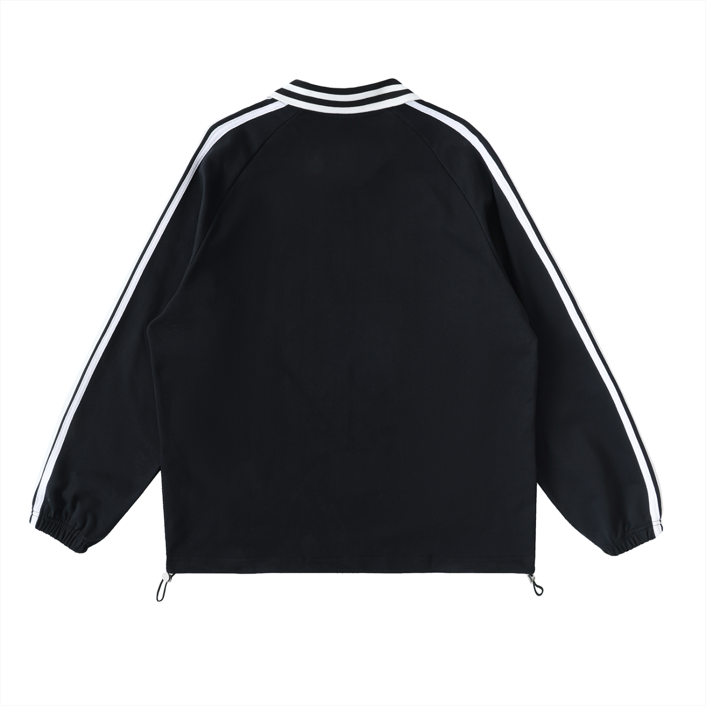Deathcore Black Horizons Lapel Collar Sweatshirt