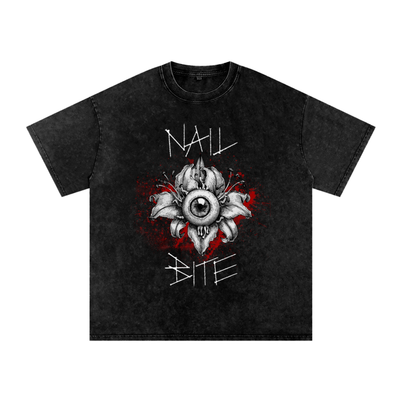 Crimson Eye - Premium Acid Wash Tee