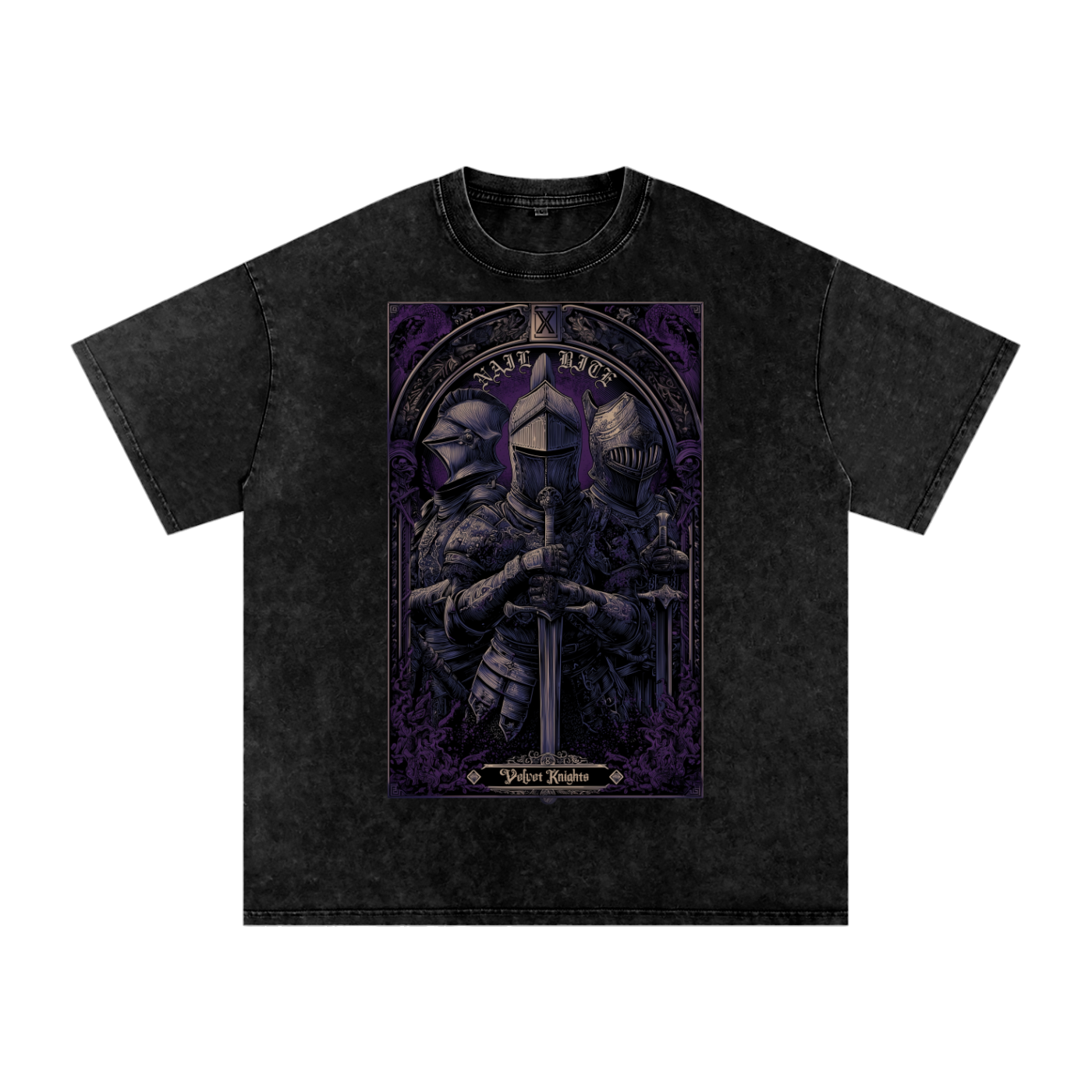 Velvet Knights - Premium Acid Wash Tee
