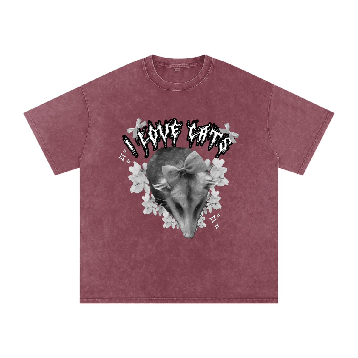 I Love Cats (Possum Edition)- Tee