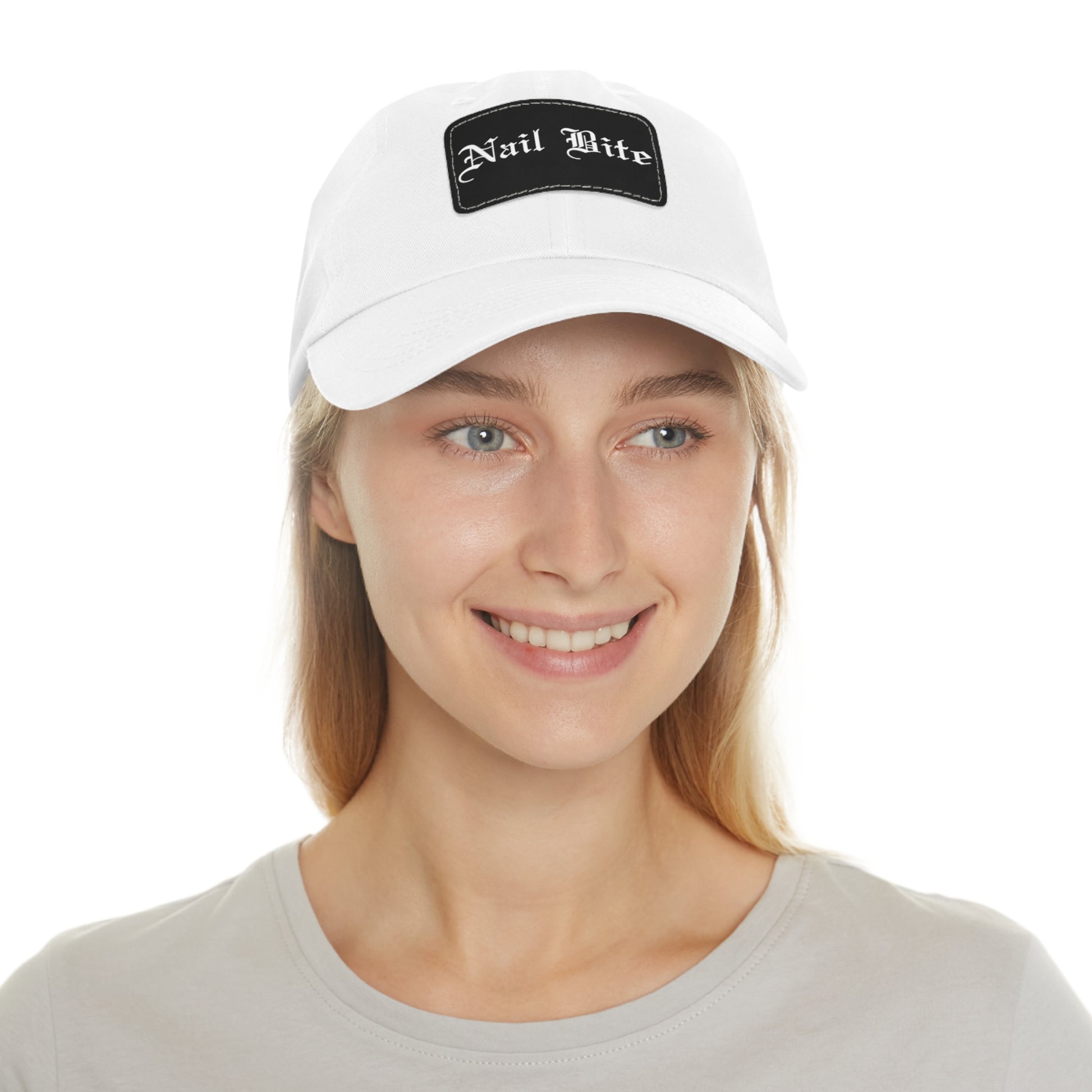 Nail Bite Patch Hat.