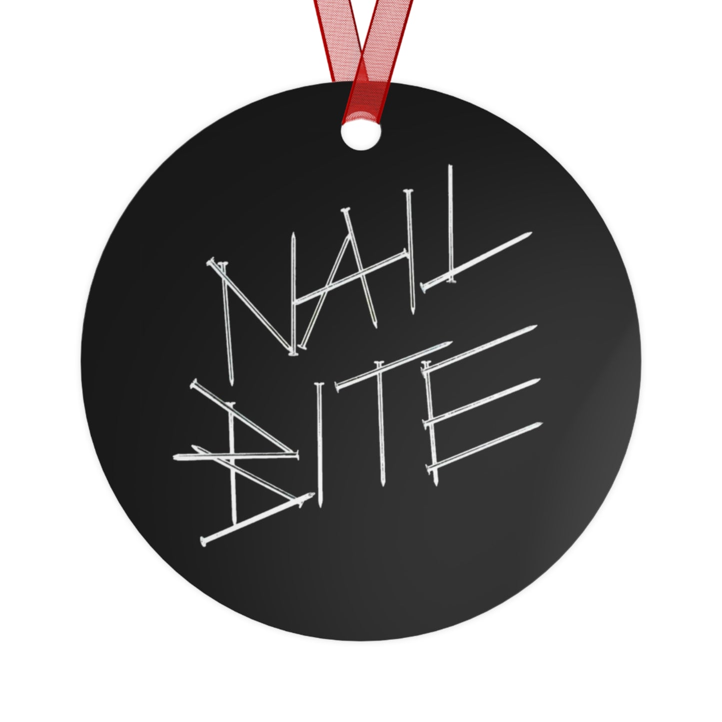 Metal Ornament - Classic Nail Bite Logo