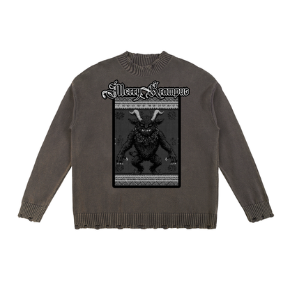 Krampus Christmas Sweater (Lightly Frayed)