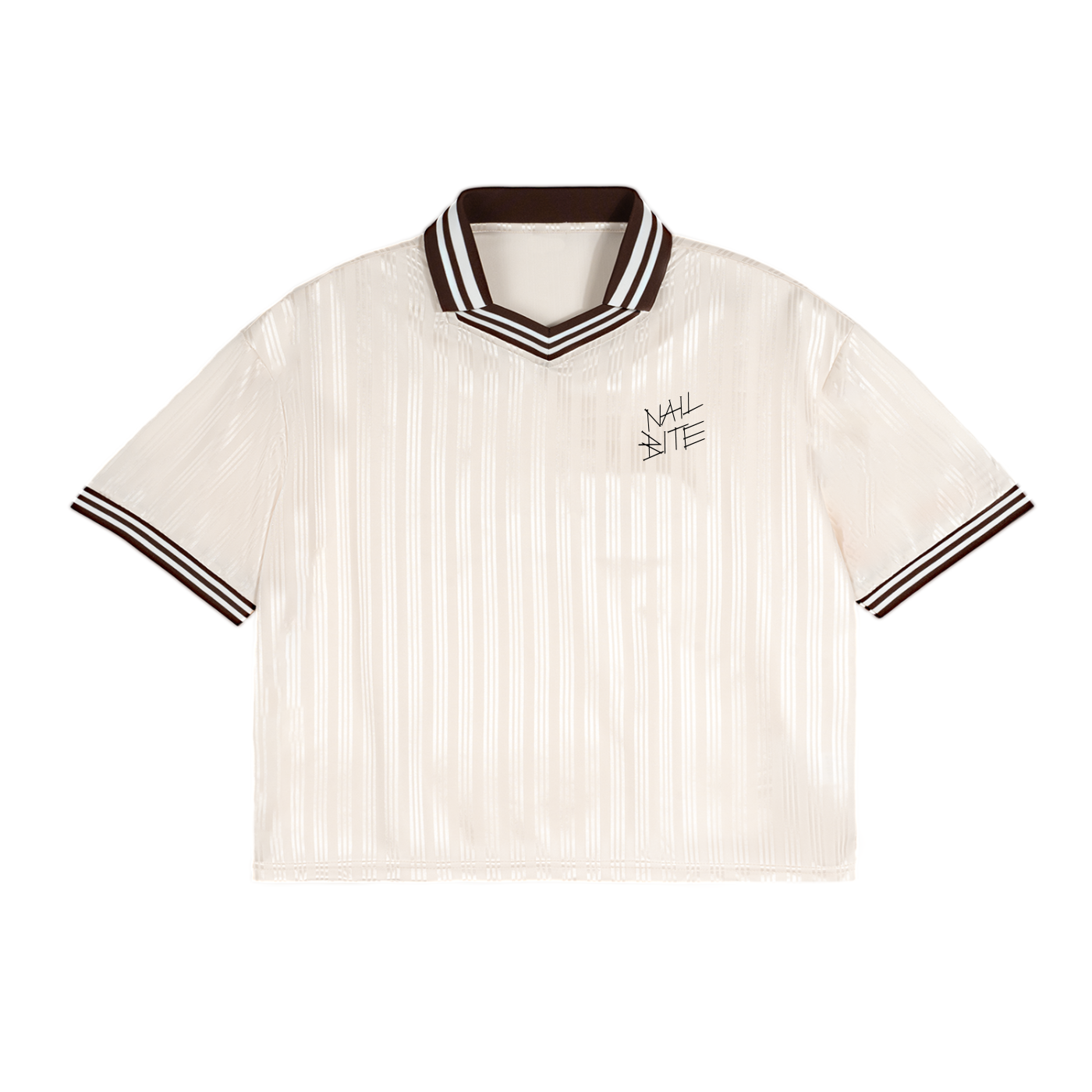 Nail Bite Polo Collar T-Shirt