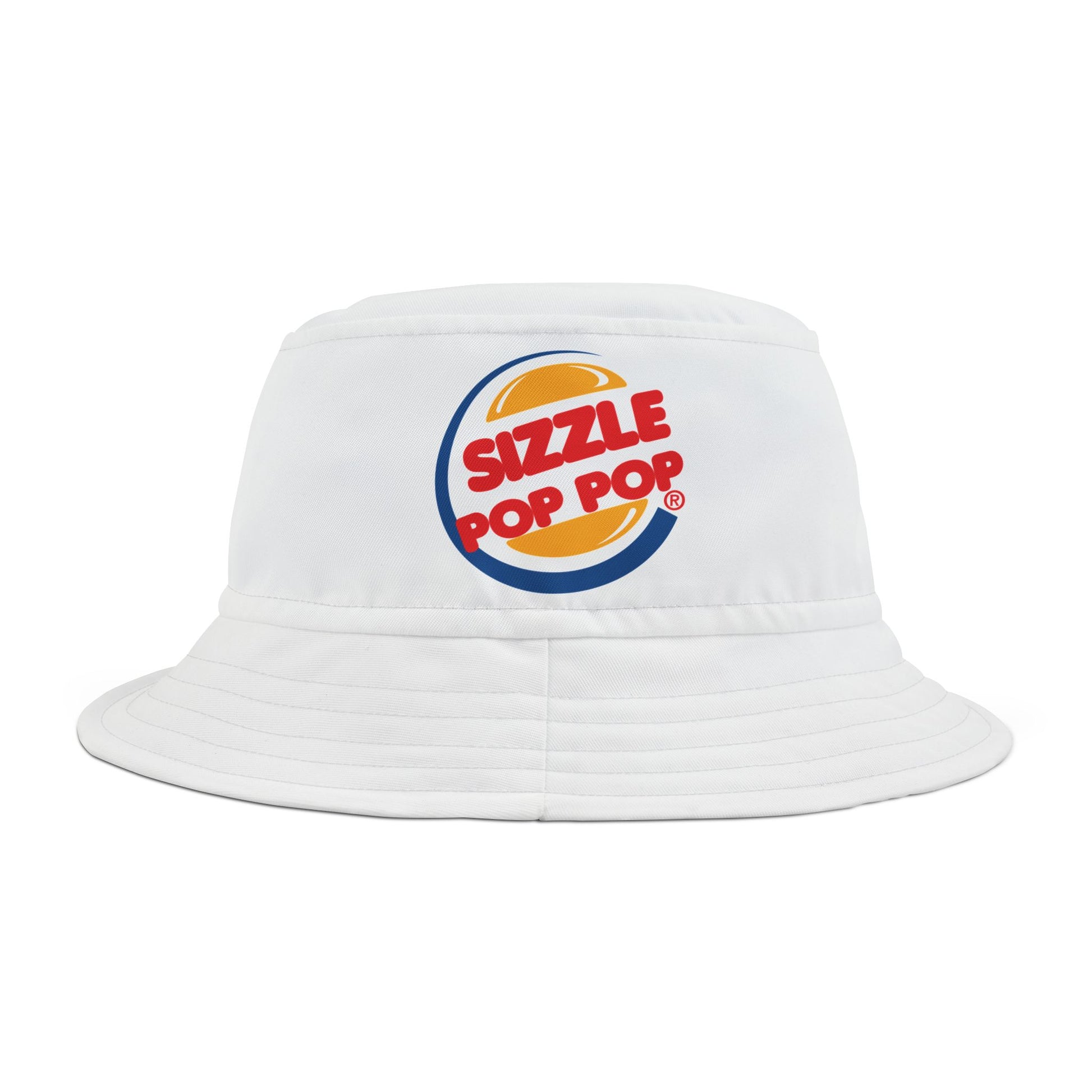 Sizzle pop pop bucket hat.