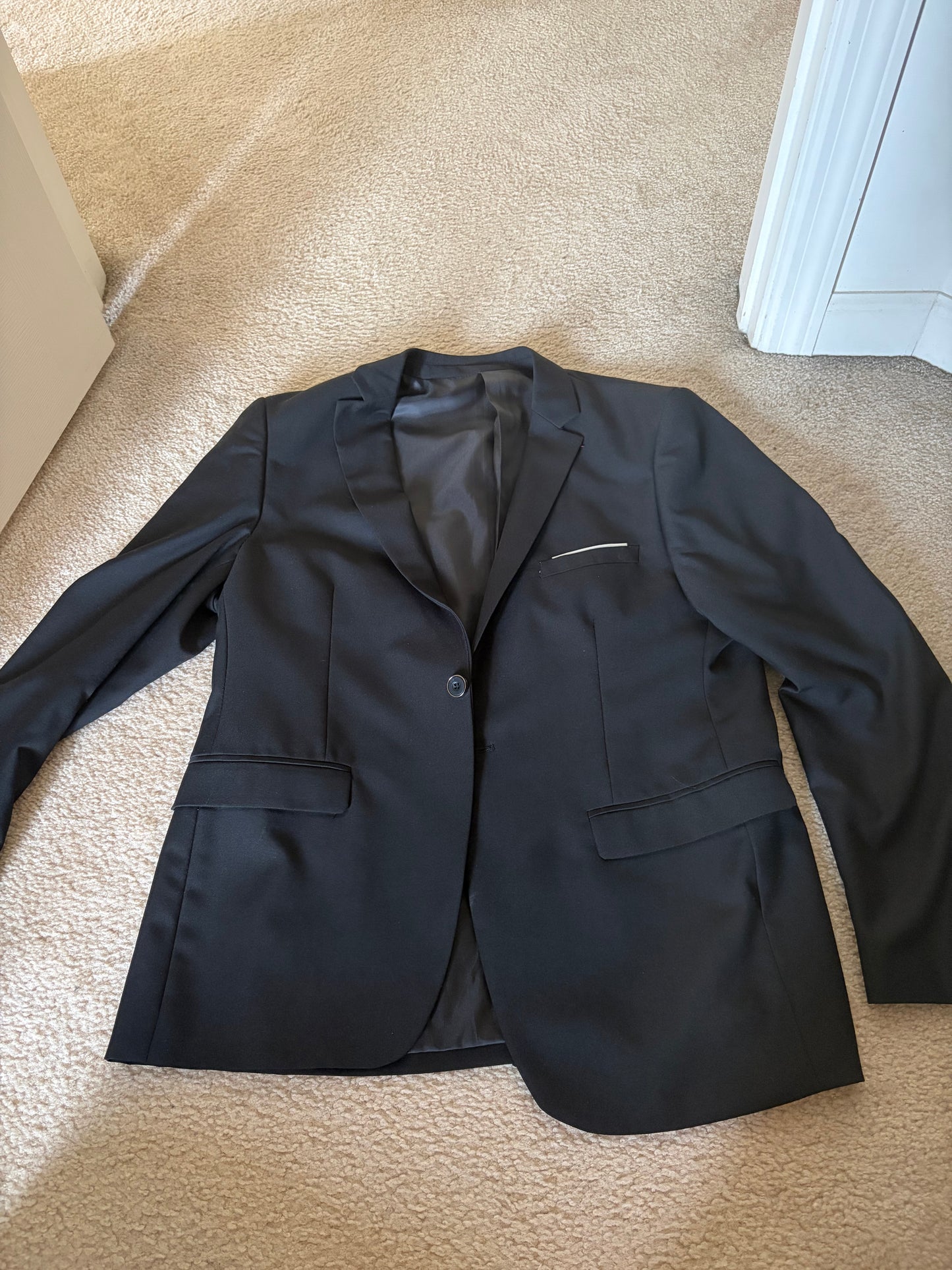 Black Suit Jacket - Size L