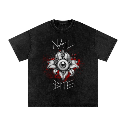 Crimson Eye - Premium Acid Wash Tee
