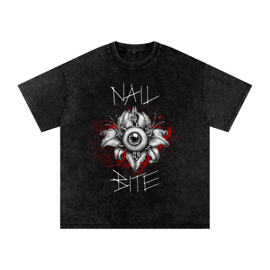 Crimson Eye - Premium Acid Wash Tee