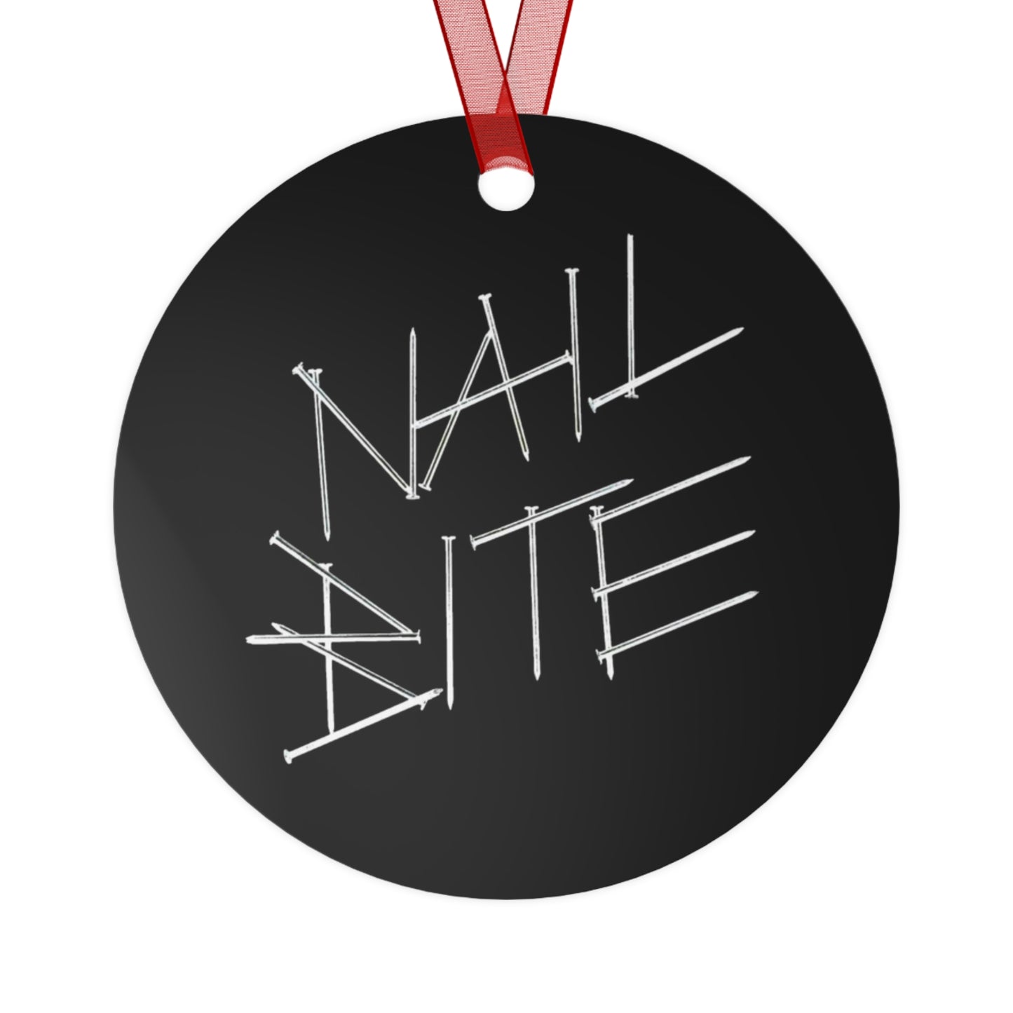 Metal Ornament - Classic Nail Bite Logo