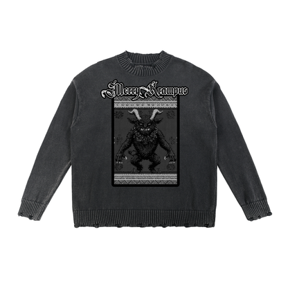 Krampus Christmas Sweater (Lightly Frayed)