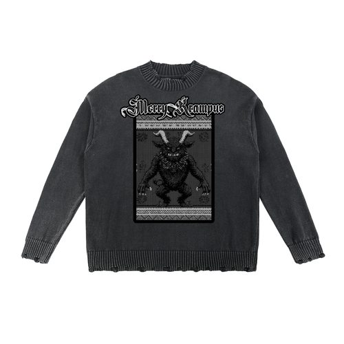 Krampus Christmas Sweater (Lightly Frayed)