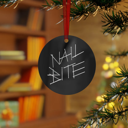 Metal Ornament - Classic Nail Bite Logo