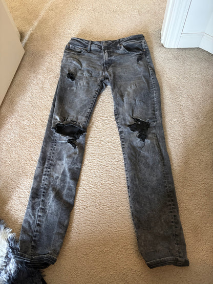 Grey/Black Washed Jeans (Stage-Worn)