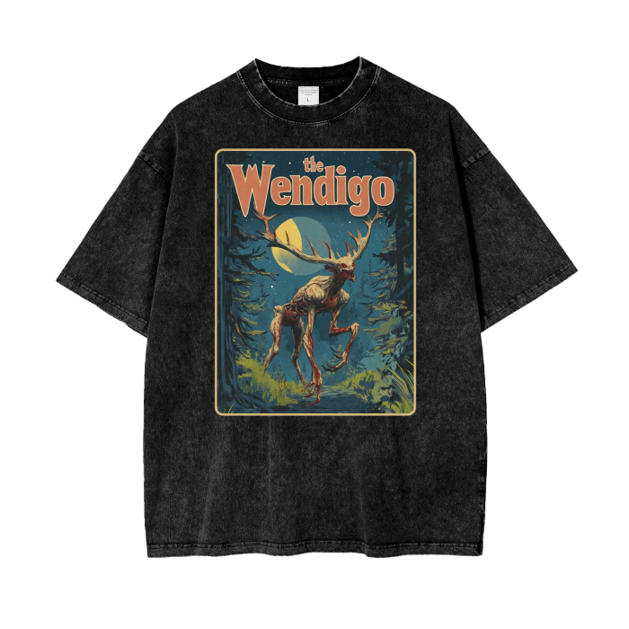 The Wendigo - Acid Wash Tee