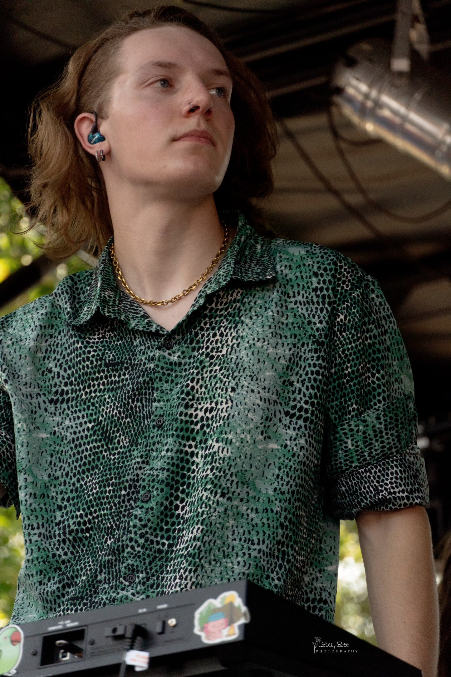 Green Snake Patter Dress Shirt (Stage-Worn)