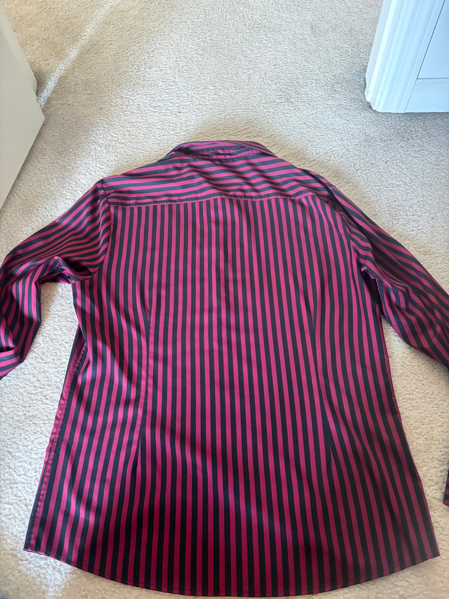 Red Striped Dress Shirt (Stage-Worn)