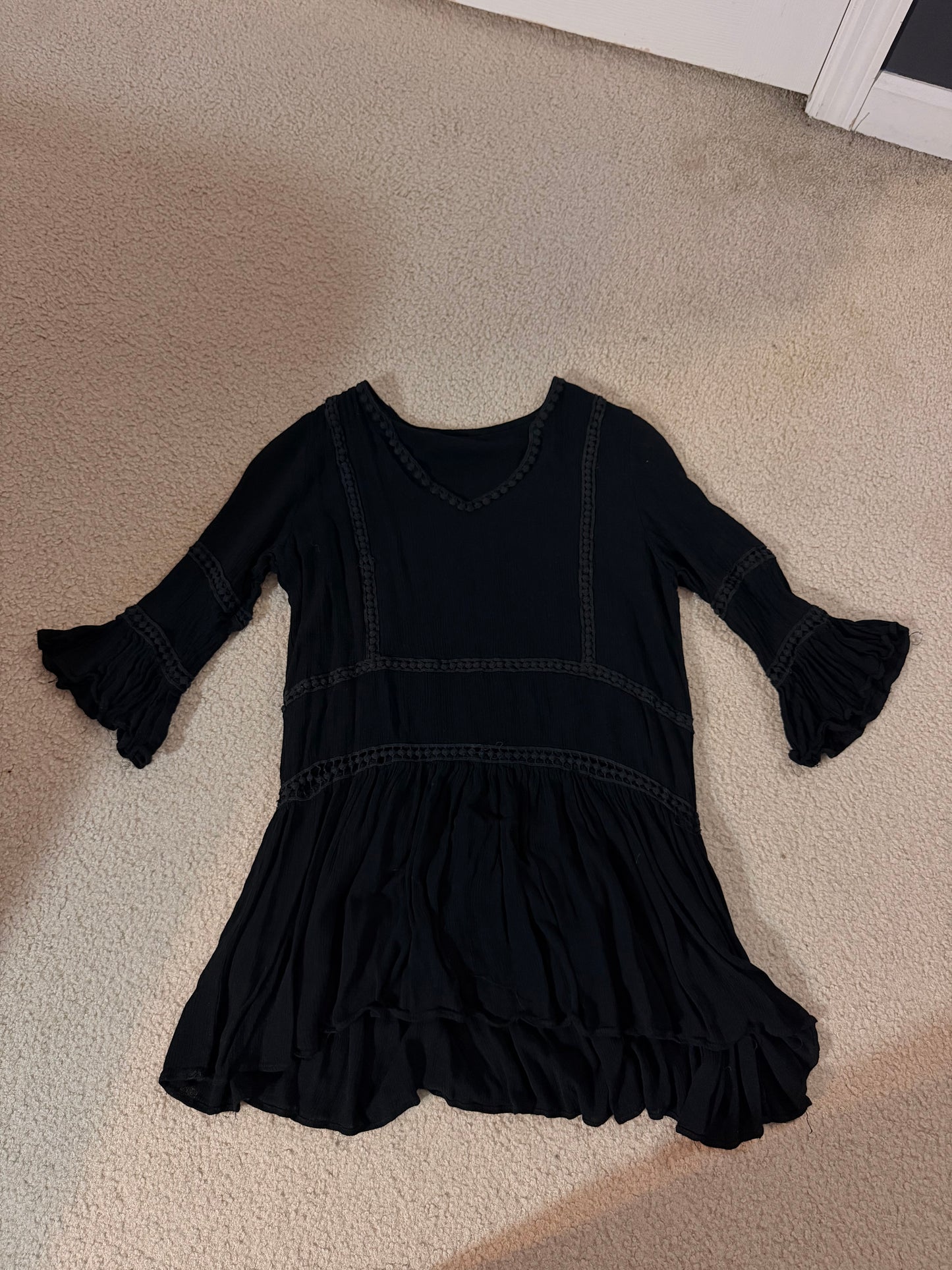 Black Dress Shirt - Size S