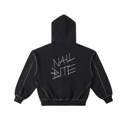 Chrome Contrast-Stitch Hoodie