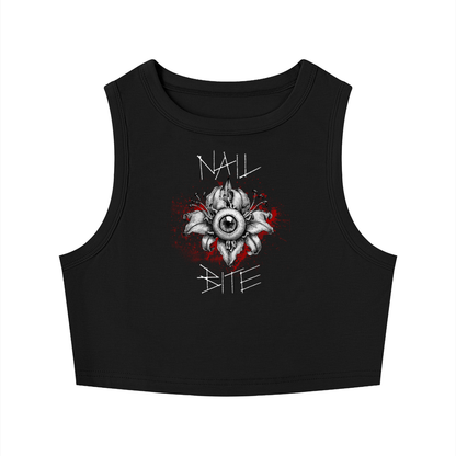 Crimson Eye Women's Crop Tank Top