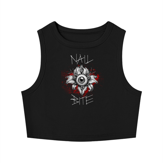 Crimson Eye Women's Crop Tank Top