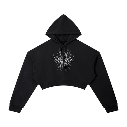 Classic Nail Bite - Women’s Cropped Hoodie