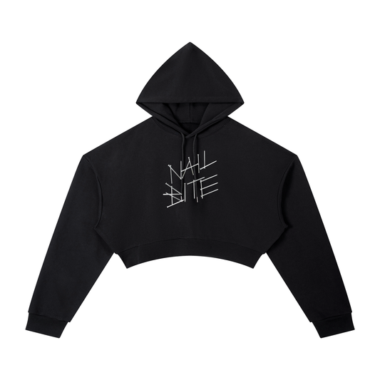 Classic Nail Bite - Women’s Cropped Hoodie